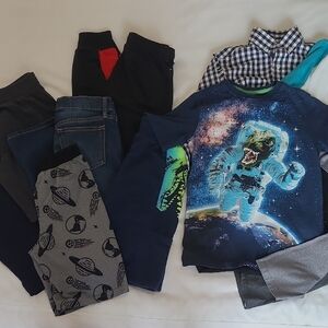 Boys Clothing Bundle - Tops And Bottoms - Size M (8-10)